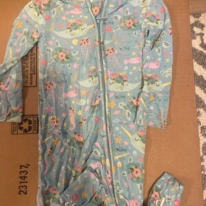 Posh Peanut Aqua Mermaid Pajama Set
